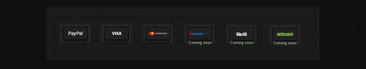 métodos de pagamento